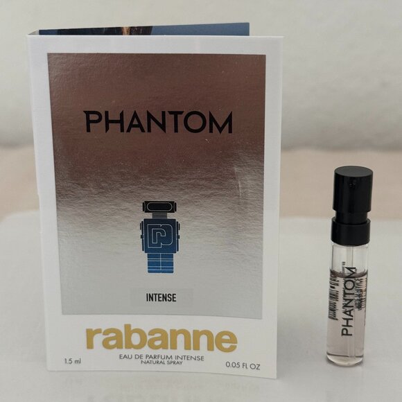 🎩New🎩 Rabanne Phantom Intense Eau de Parfum Natural Spray 0.05 FL OZ, 1.5 mL - Picture 3 of 6